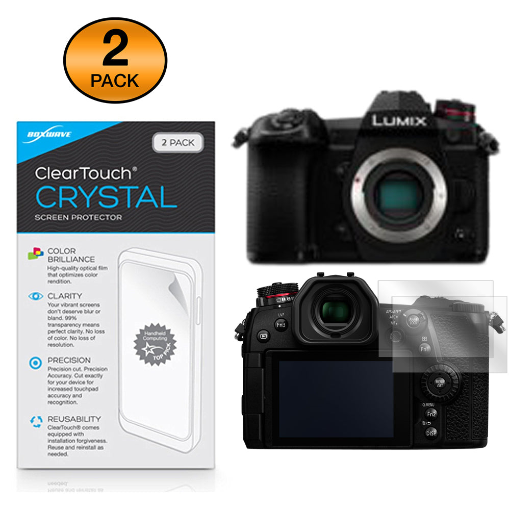ClearTouch Crystal (2-Pack) - Panasonic Lumix G9 Screen Protector