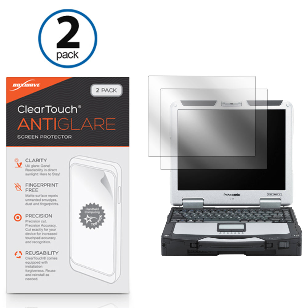 ClearTouch Anti-Glare (2-Pack) - Panasonic Toughbook 31 CF-31 Screen Protector