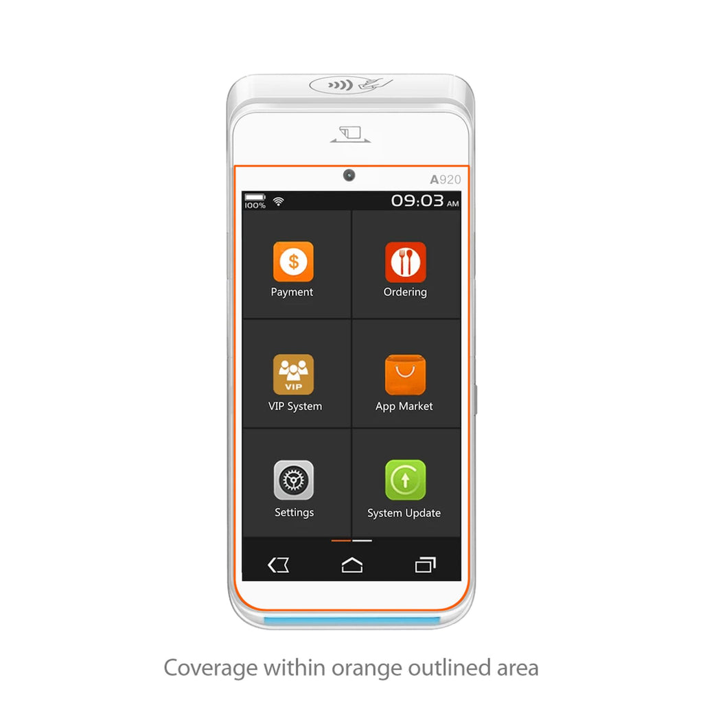 ClearTouch Crystal (2-Pack) - PAX A920 Screen Protector