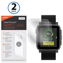 Pebble Time 2 ClearTouch Anti-Glare (2-Pack)