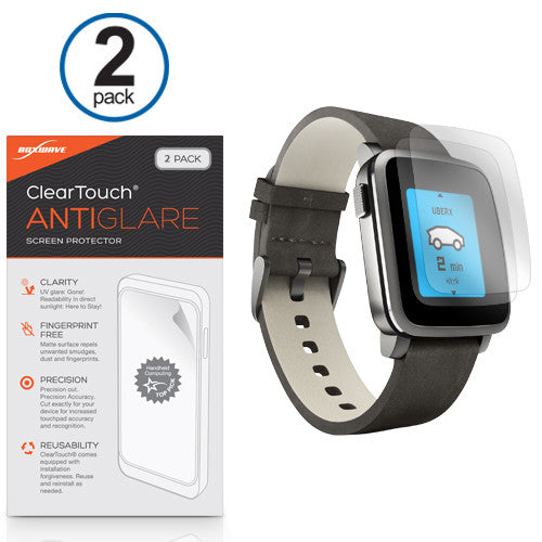 ClearTouch Anti-Glare (2-Pack) - Pebble Time Screen Protector