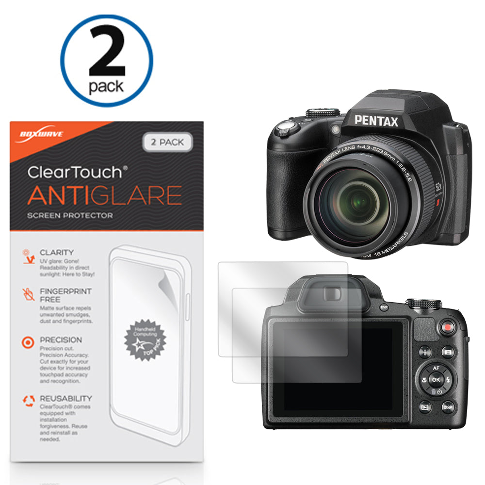 ClearTouch Anti-Glare (2-Pack) - Pentax XG-1 Screen Protector