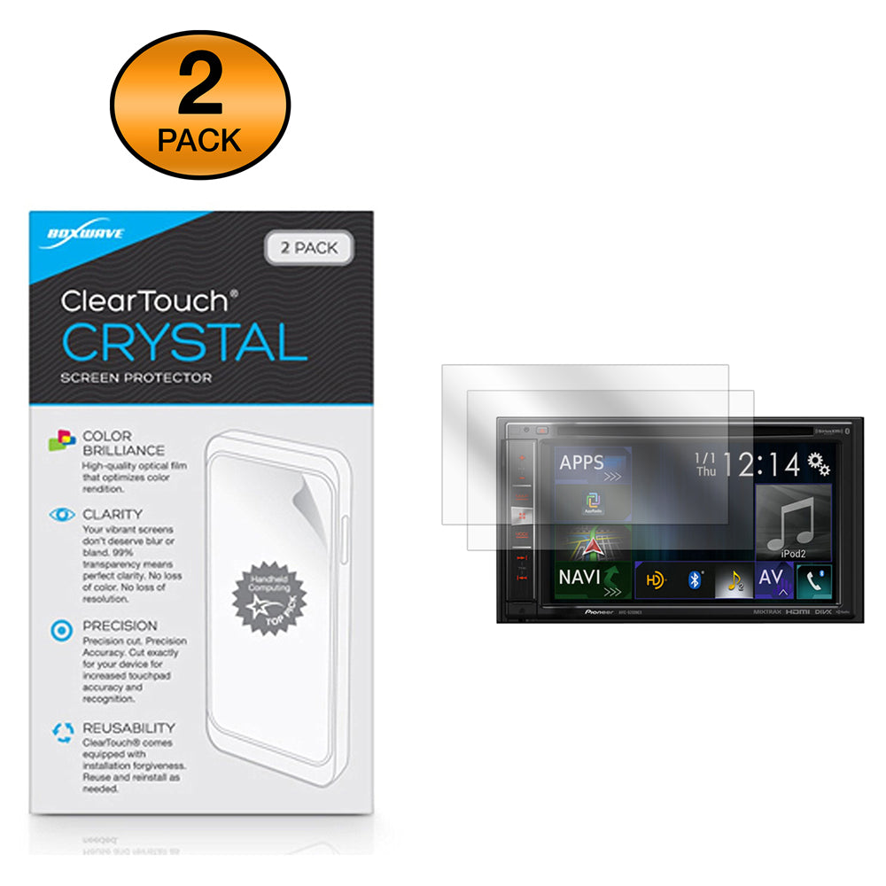 ClearTouch Crystal (2-Pack) - Pioneer AVIC-6200NEX Screen Protector