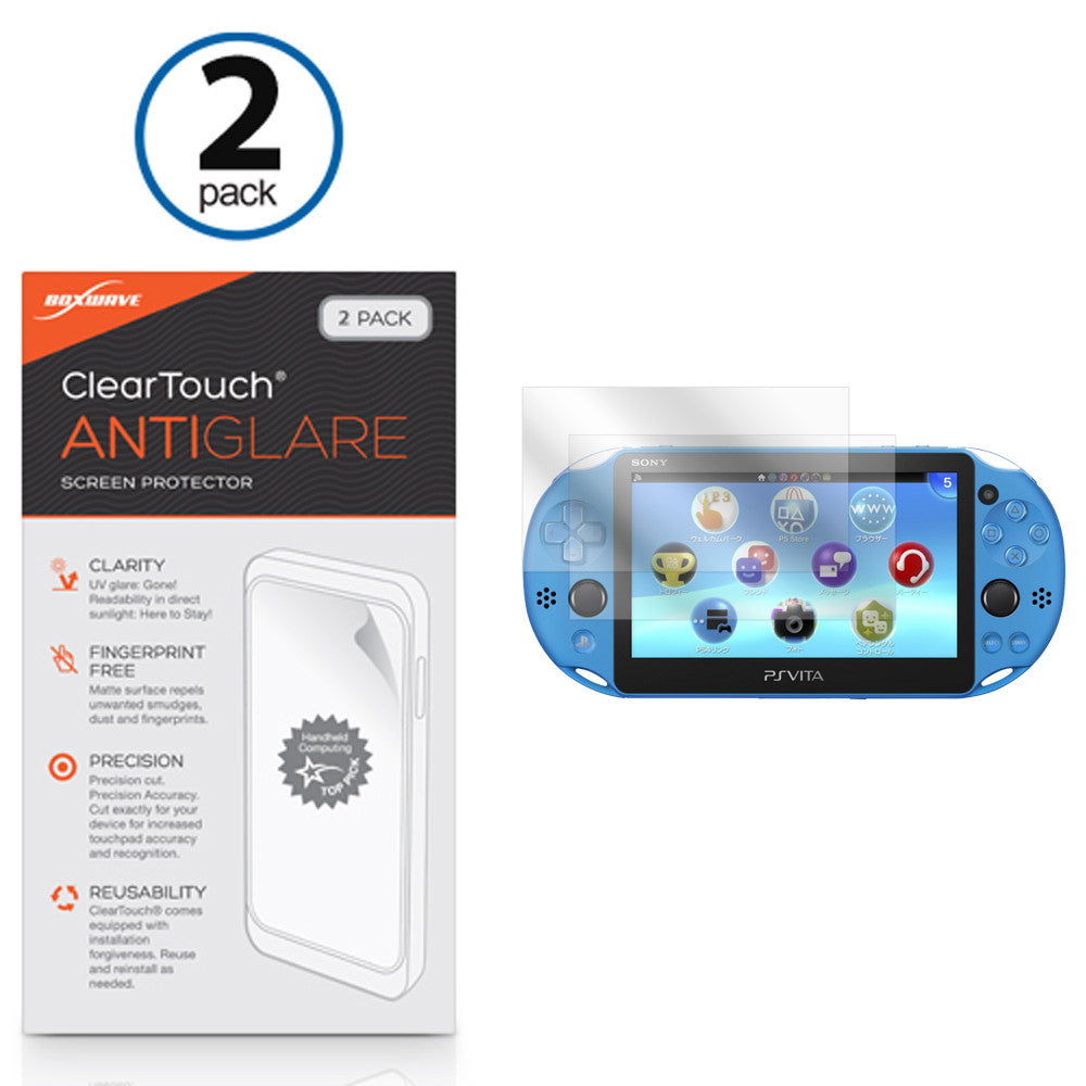 ClearTouch Anti-Glare (2-Pack) - Sony Playstation Vita Slim Screen Protector
