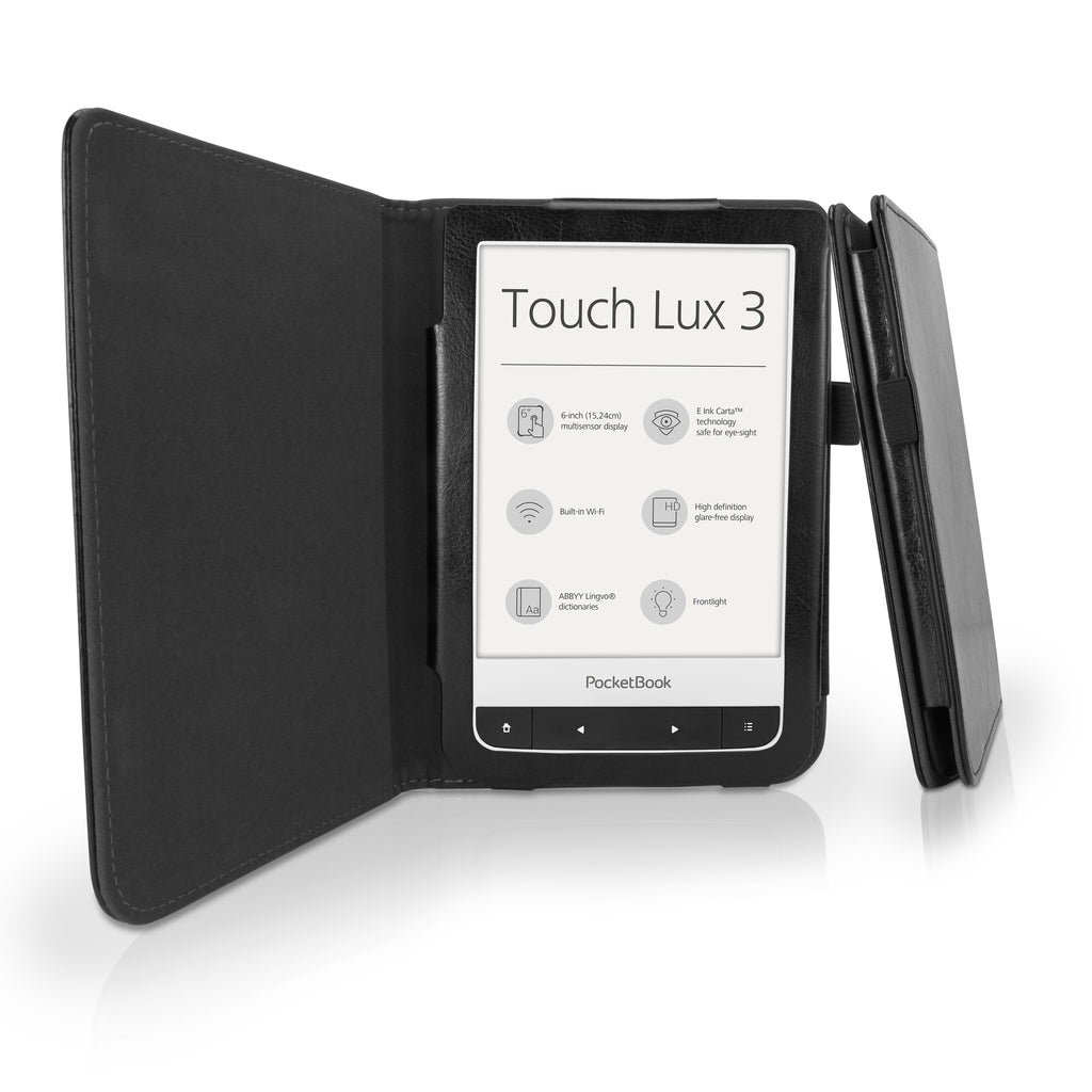 Slim LeatherBook Pocketbook Touch Lux3 Case