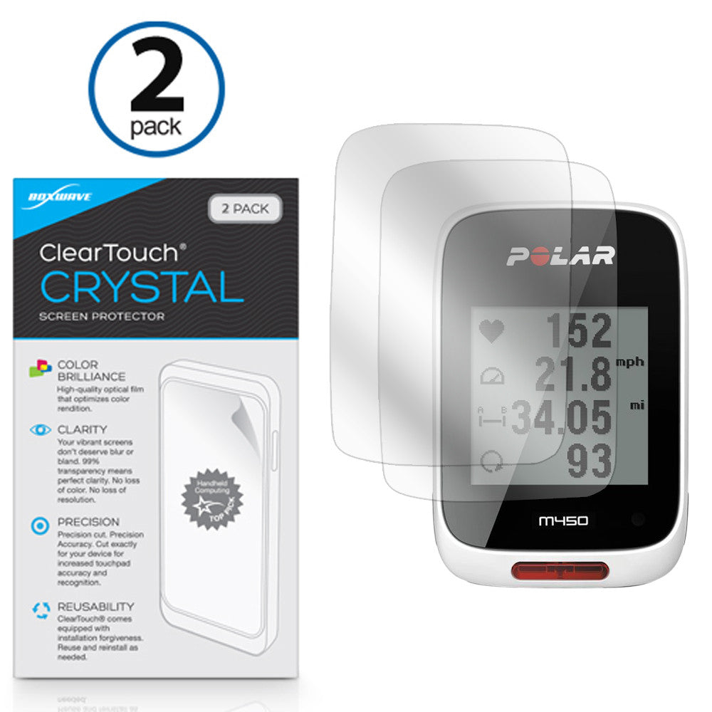 ClearTouch Crystal (2-Pack) - Polar M450 Screen Protector