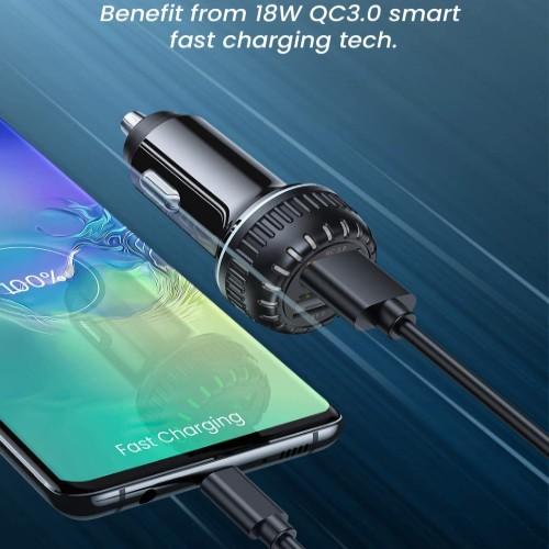 QC3.0 Dual Car Charger - FreeStyle Libre Reader Car Charger