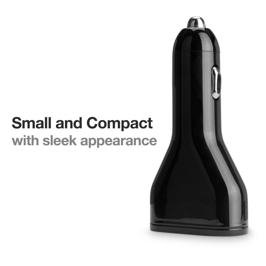 Quad-Port 50W Car Charger with QuickCharge - Jitterbug Smart2 Car Charger