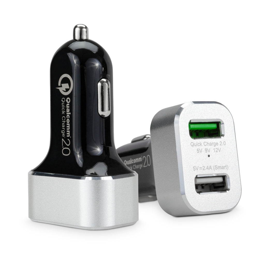 RapidCharge QualComm 2.0 Dual Car Charger