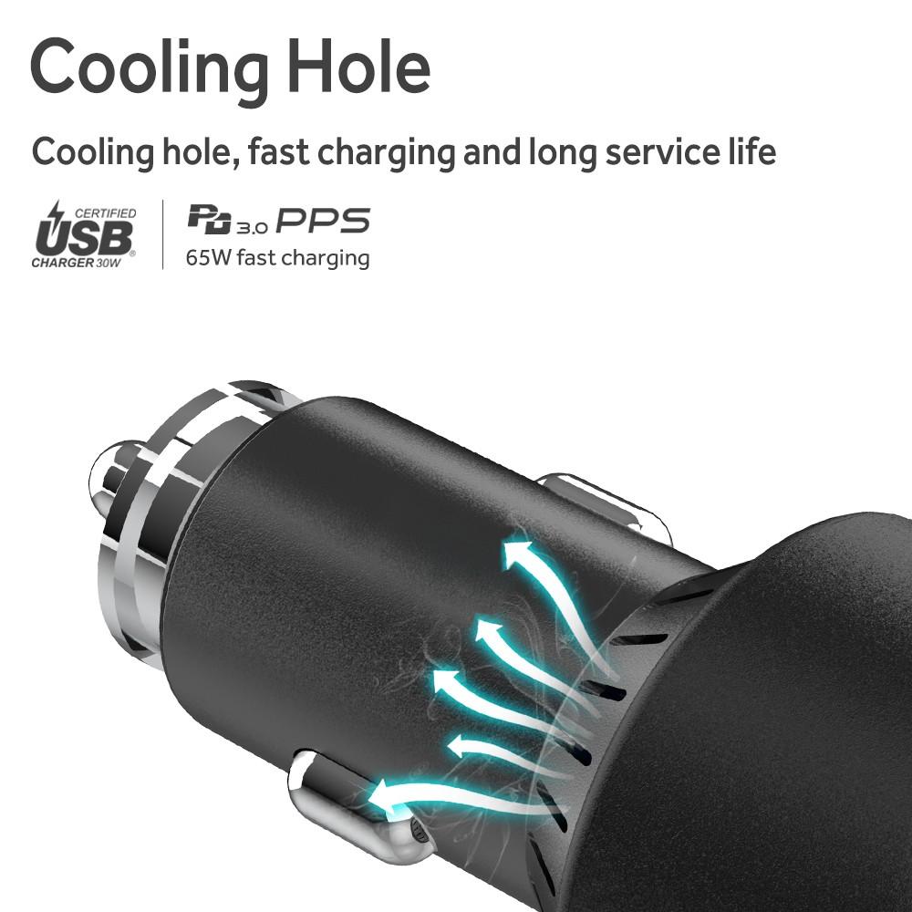 RapidRush PD Car Charger (95W) - Jitterbug Smart2 Car Charger