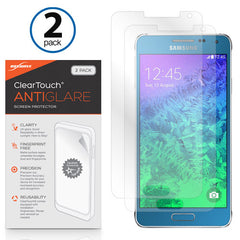 ClearTouch Anti-Glare (2-Pack) - Samsung Galaxy Alpha Screen Protector