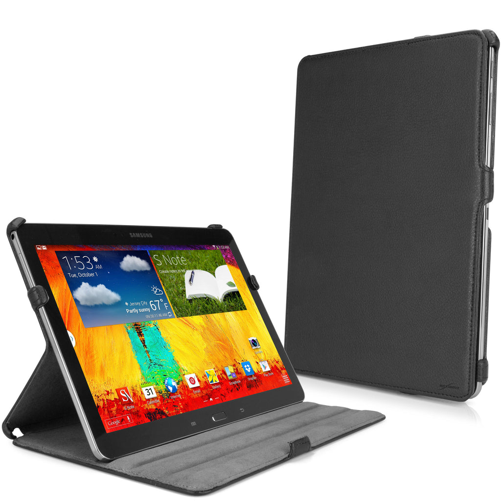Leather Book Jacket - Samsung Galaxy Note 10.1 (2014 Edition) Case