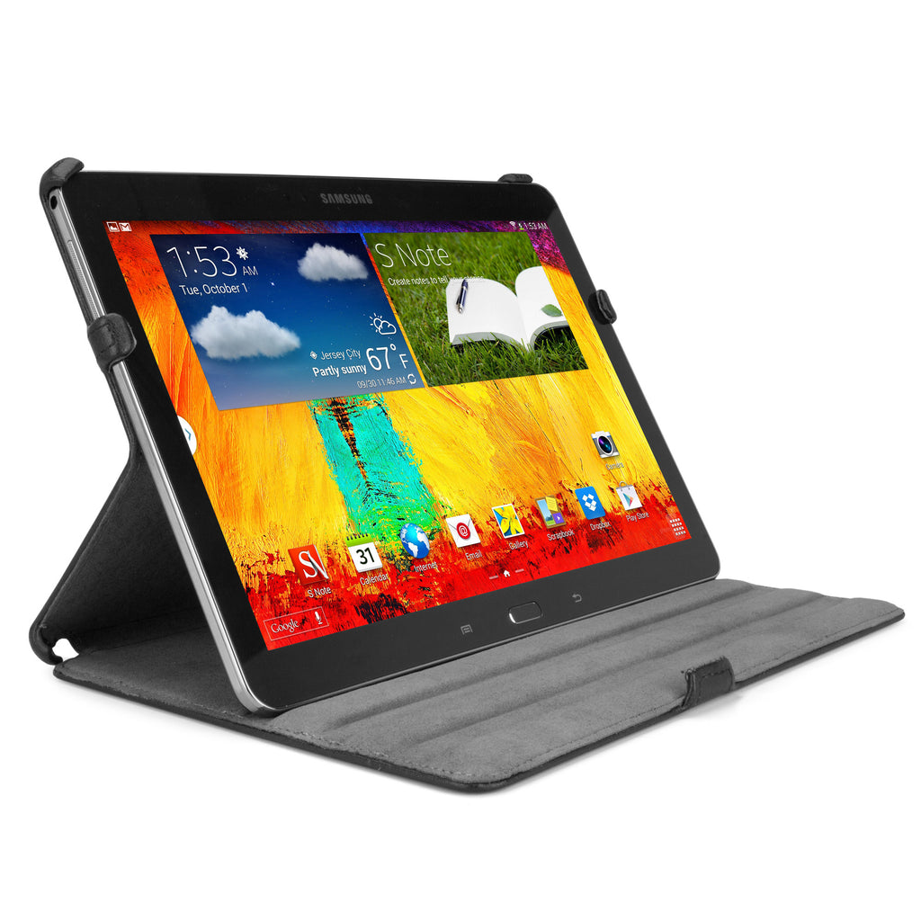 Leather Book Jacket - Samsung Galaxy Note 10.1 (2014 Edition) Case