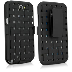 Dual+ Holster Case - BlackWeave - Samsung Galaxy Note 2 Holster