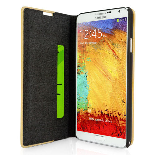 True Bamboo Booklet Case - Samsung Galaxy Note 3 Case