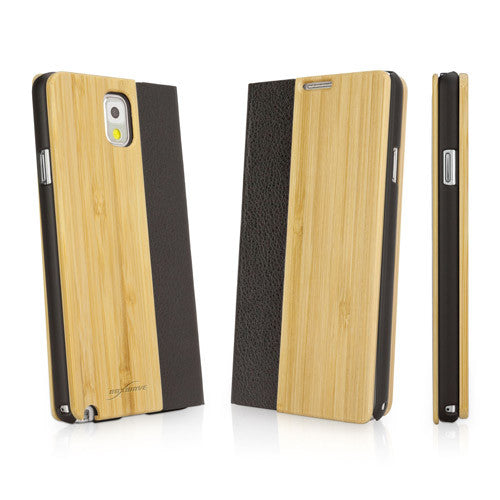 True Bamboo Booklet Case - Samsung Galaxy Note 3 Case