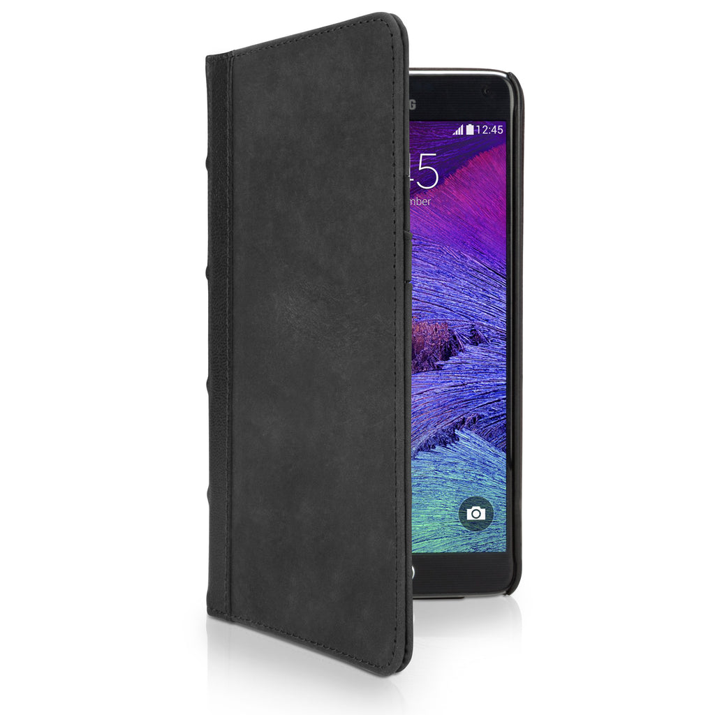 Classic Book Case - Slate Grey - Samsung Galaxy Note 4 Case