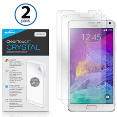 ClearTouch Crystal (2-Pack) - Samsung Galaxy Note 4 Screen Protector