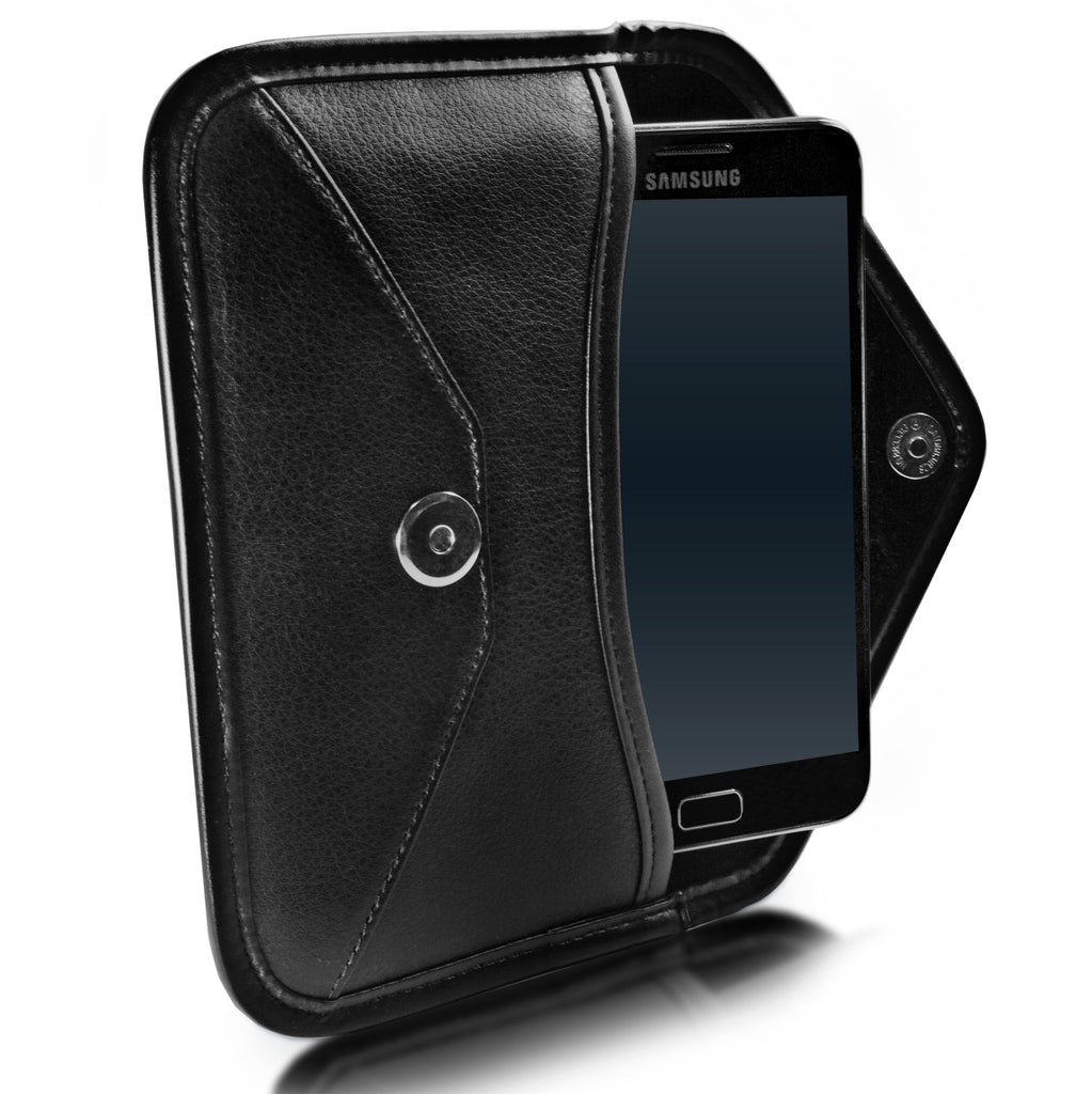 Elite Leather Messenger Pouch - ZTE Avid 579 Case