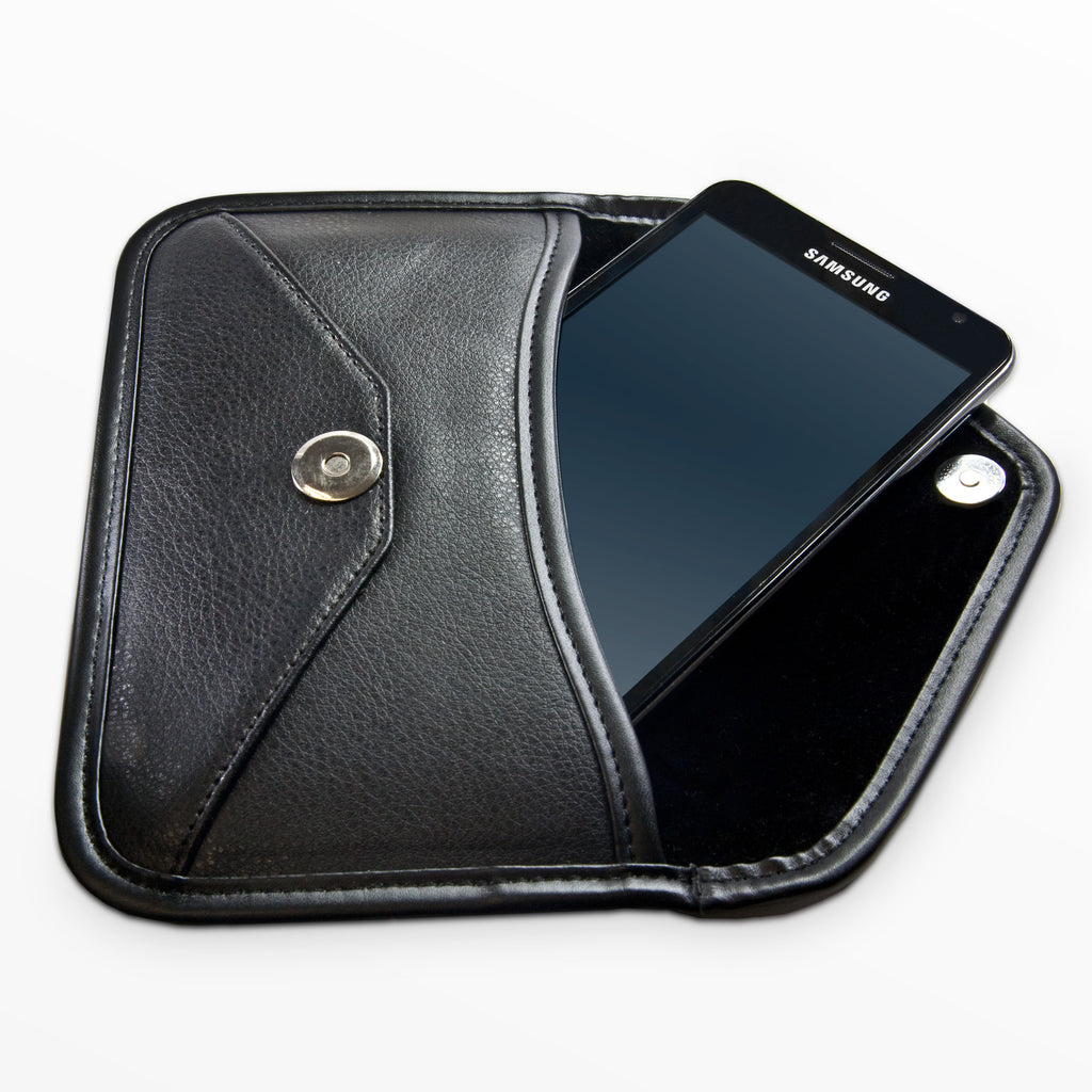 Elite Leather Messenger Pouch - ZTE Avid 579 Case