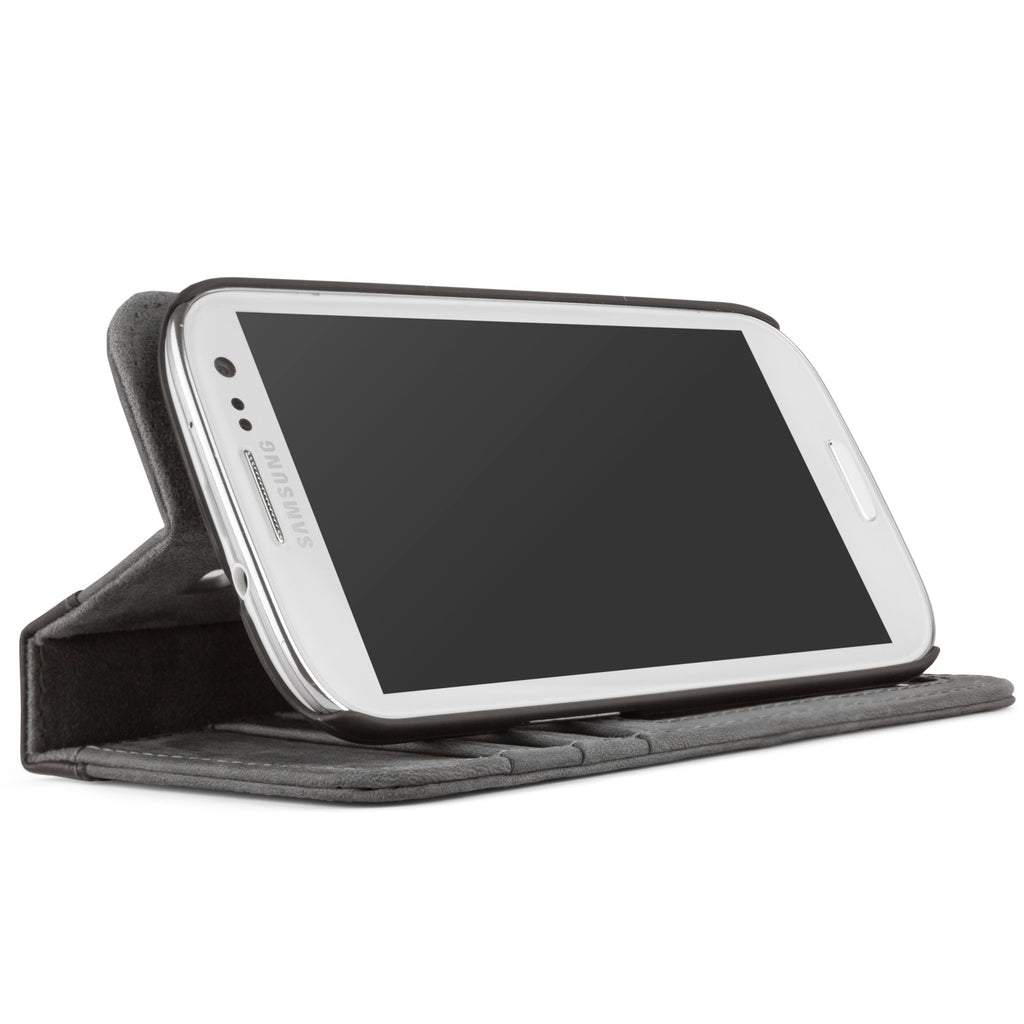 Classic Book Case - Slate Grey - Samsung Galaxy S3 Case