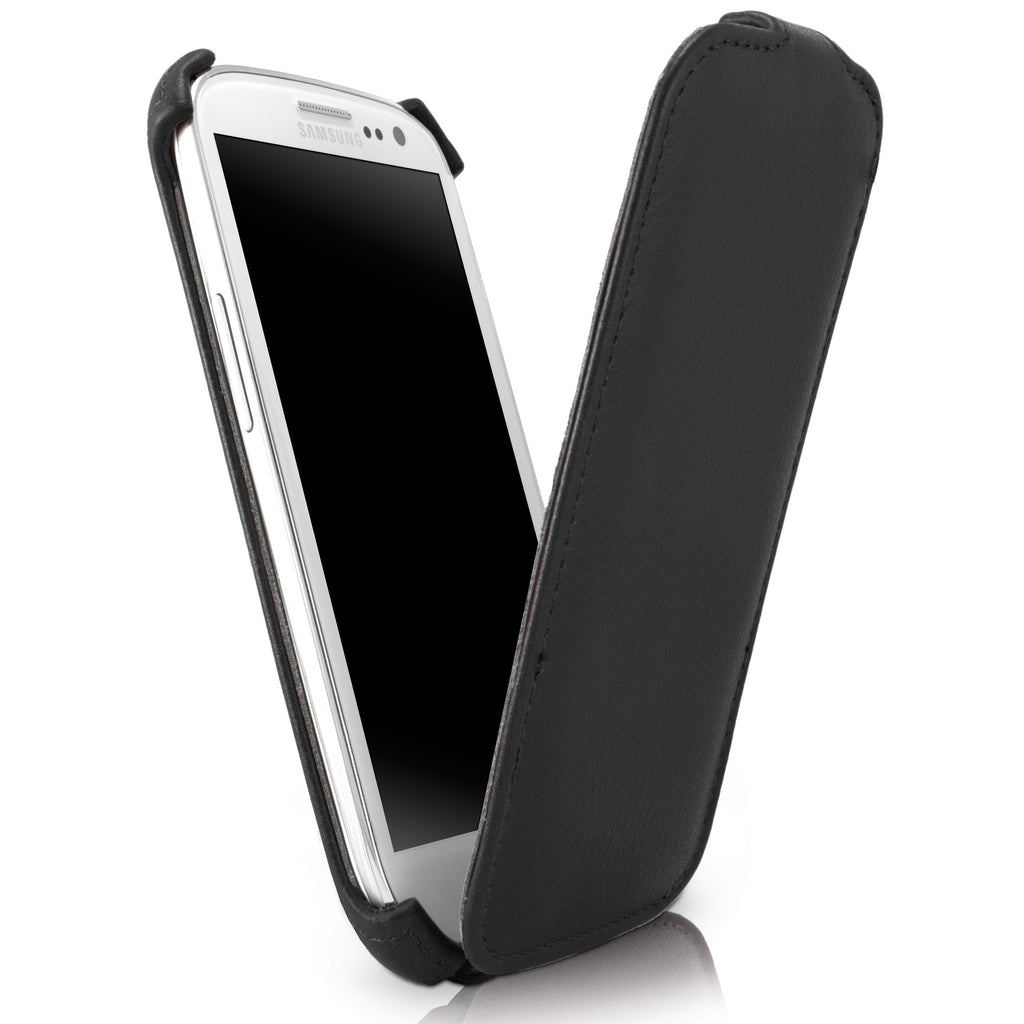 Nero Leather Flip Case - Samsung Galaxy S3 Case