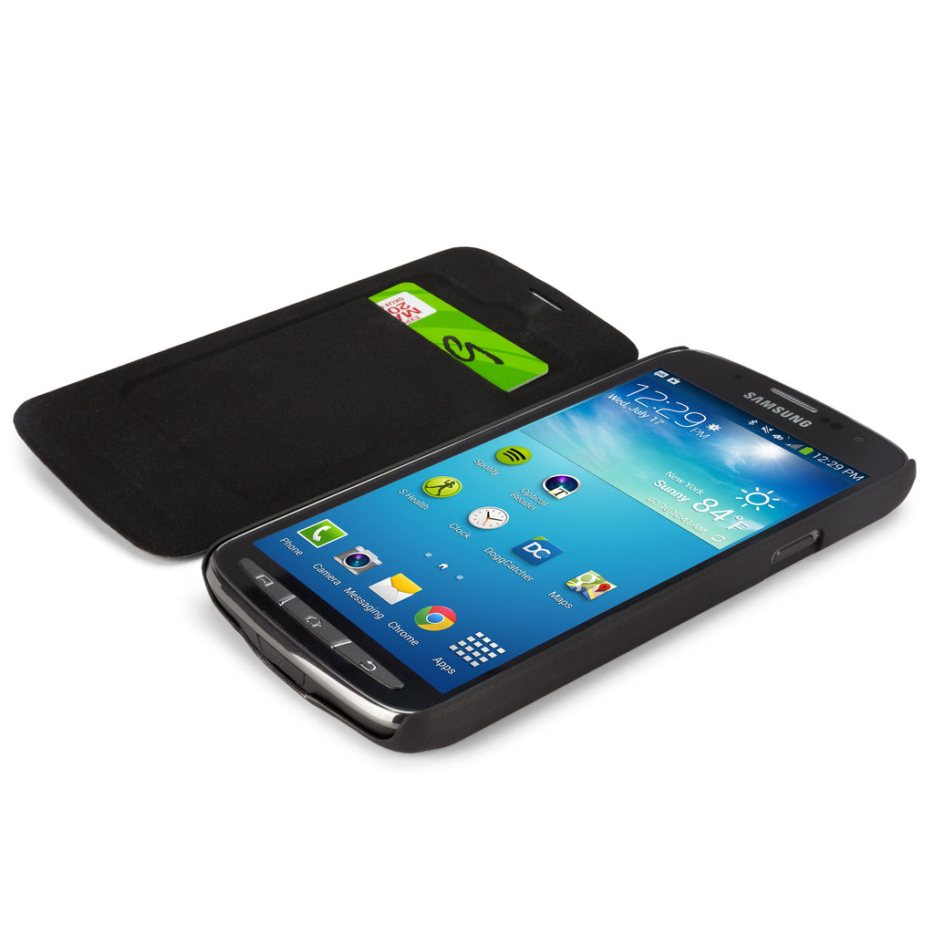 SlimFlip Leather Case - Samsung Galaxy S4 Active Case
