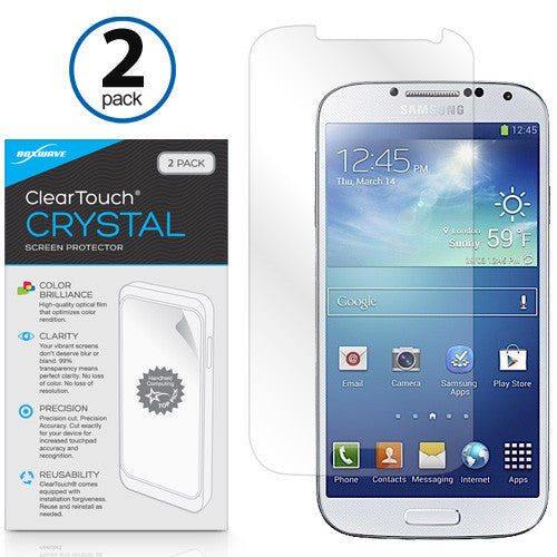ClearTouch Crystal (2-Pack) - Samsung Galaxy S4 Screen Protector