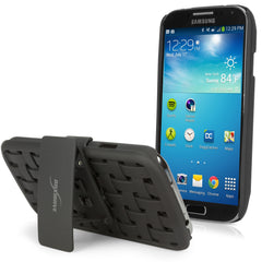 Dual+ Holster Case - BlackWeave - Samsung Galaxy S4 Holster