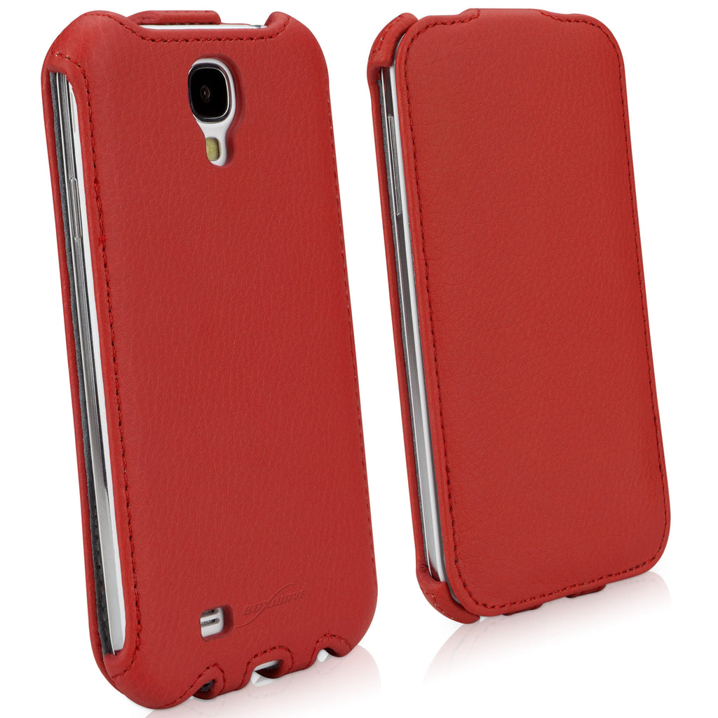 Leather Flip Galaxy S4 Case