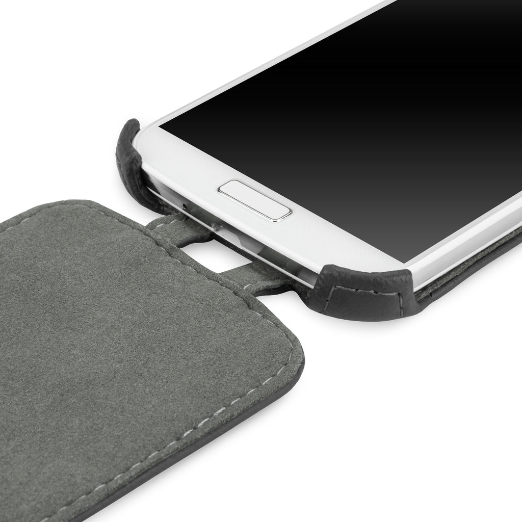 Leather Flip Case - Samsung Galaxy S4 Case