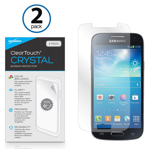 ClearTouch Crystal (2-Pack) - Samsung Galaxy S4 mini Screen Protector