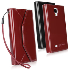 Patent Leather Wallet Case - Samsung Galaxy S4 Case