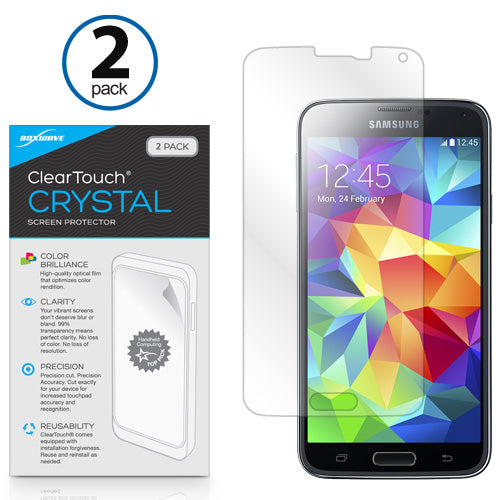 ClearTouch Crystal (2-Pack) - Samsung Galaxy S5 Screen Protector