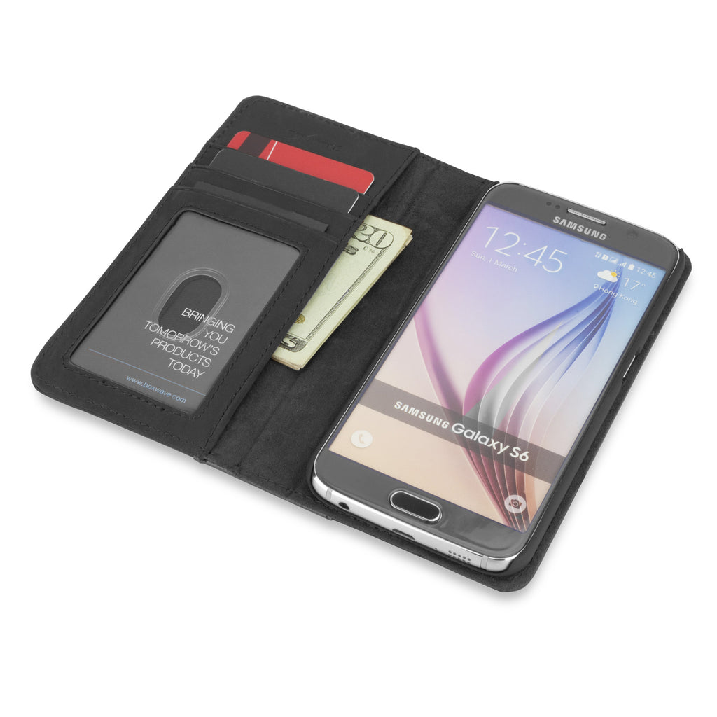 Classic Book Case - Slate Grey - Samsung Galaxy S6 Case