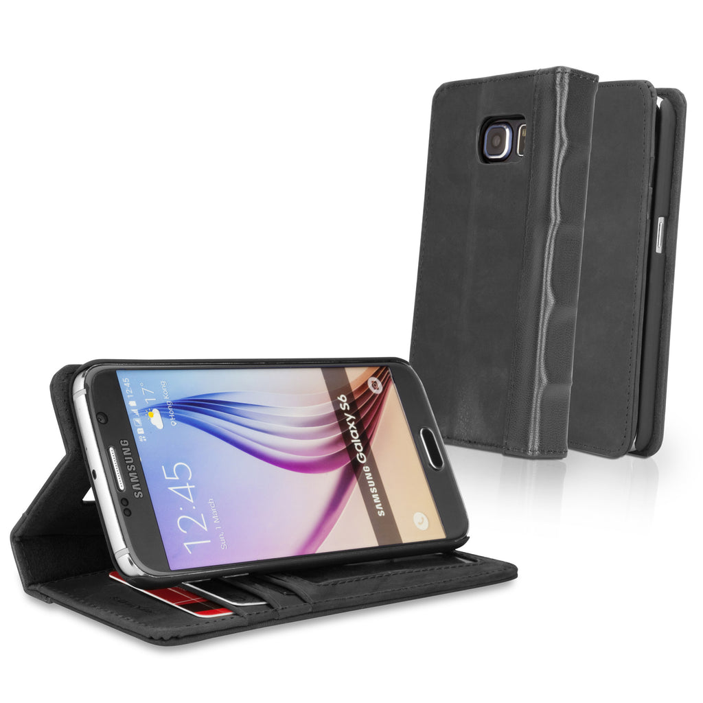 Classic Book Case - Slate Grey - Samsung Galaxy S6 Case