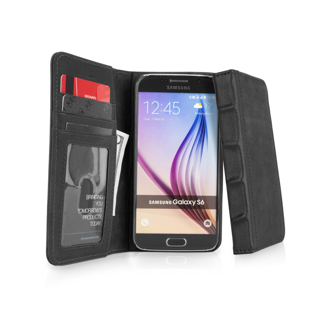 Classic Book Case - Slate Grey - Samsung Galaxy S6 Case