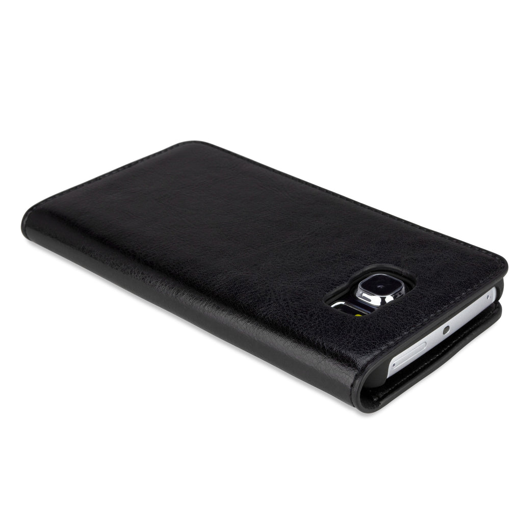 Designio Leather Wallet Case - Samsung Galaxy S6 Edge Case