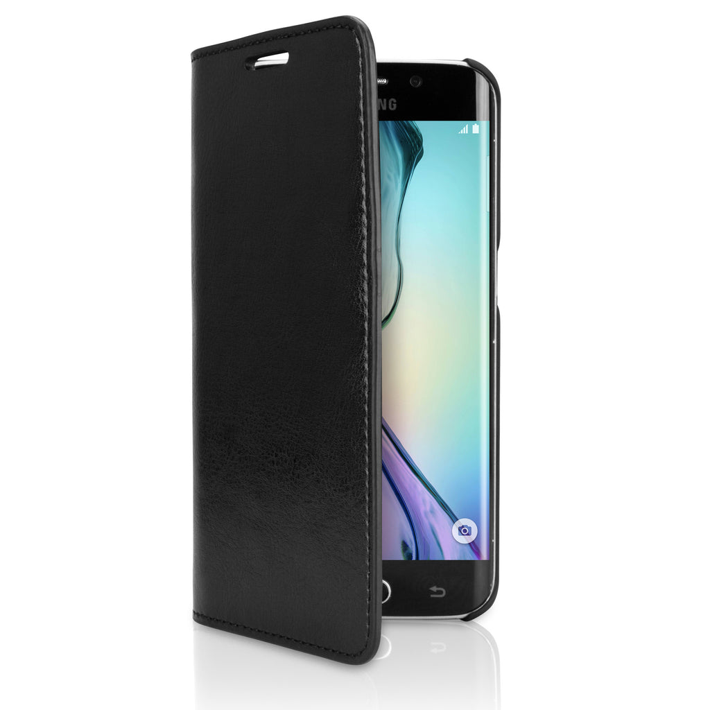 Designio Leather Wallet Case - Samsung Galaxy S6 Edge Case
