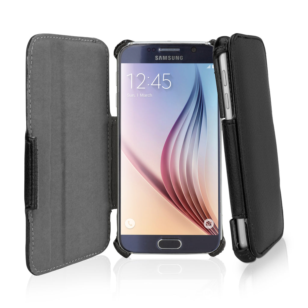 Leather Book Jacket - Samsung Galaxy S6 Case