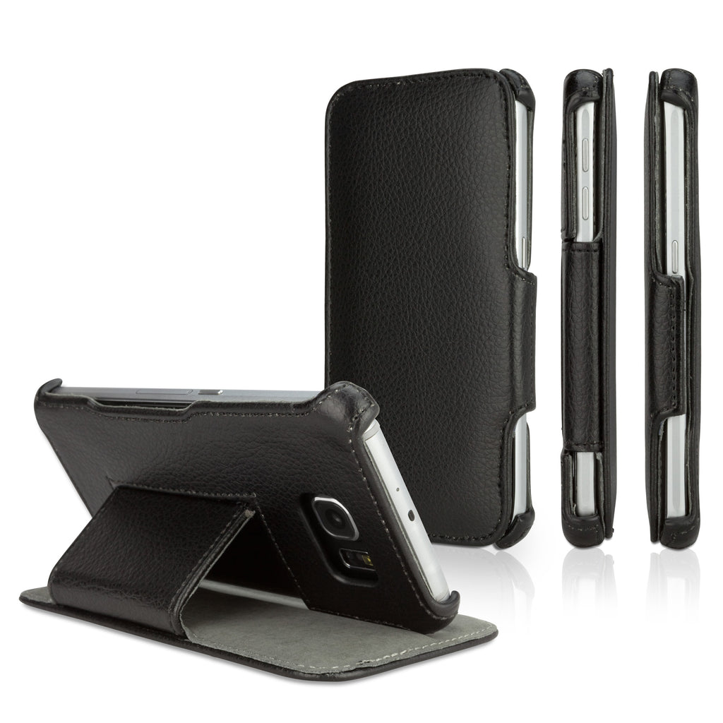 Leather Book Jacket - Samsung Galaxy S6 Case
