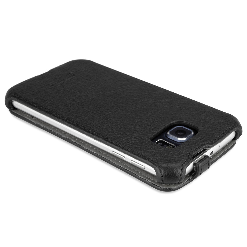 Leather Flip Case - Samsung Galaxy S6 Case