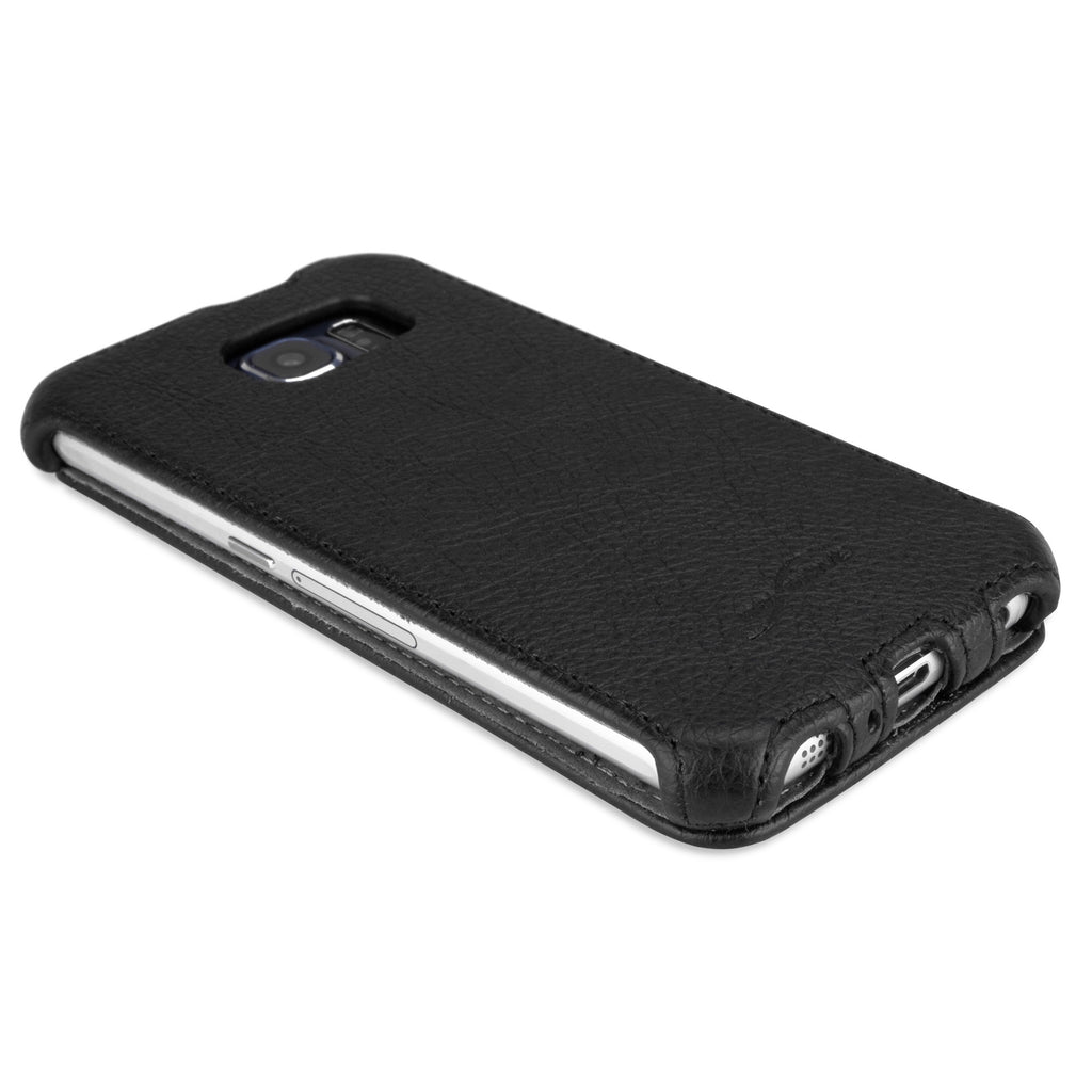 Leather Flip Case - Samsung Galaxy S6 Case