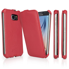 Leather Flip Case - Samsung Galaxy S6 Case