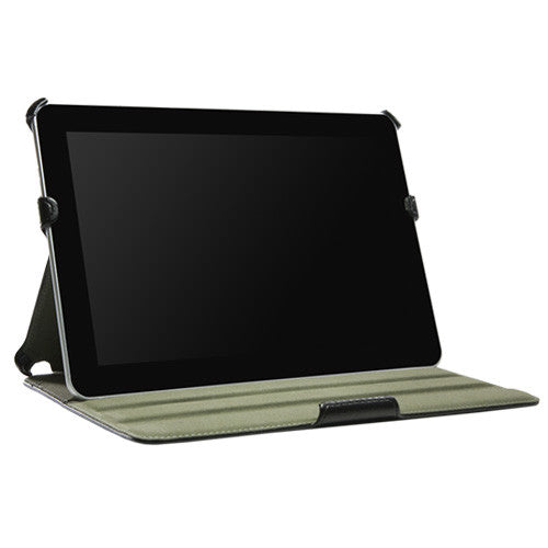 Nero Leather Book Jacket - Samsung Galaxy Tab 10.1 P7510 (Wi-Fi Only) Case