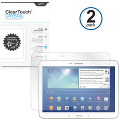 ClearTouch Crystal (2-Pack) - Samsung Galaxy Tab 3 10.1 Screen Protector