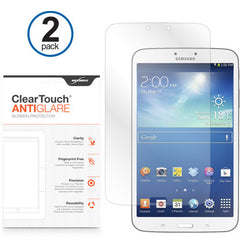 ClearTouch Anti-Glare (2-Pack) - Samsung Galaxy Tab 3 8.0 Screen Protector