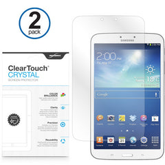 ClearTouch Crystal (2-Pack) - Samsung Galaxy Tab 3 8.0 Screen Protector