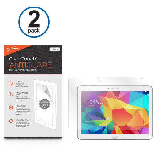 ClearTouch Anti-Glare (2-Pack) - Samsung Galaxy Tab 4 10.1 Screen Protector