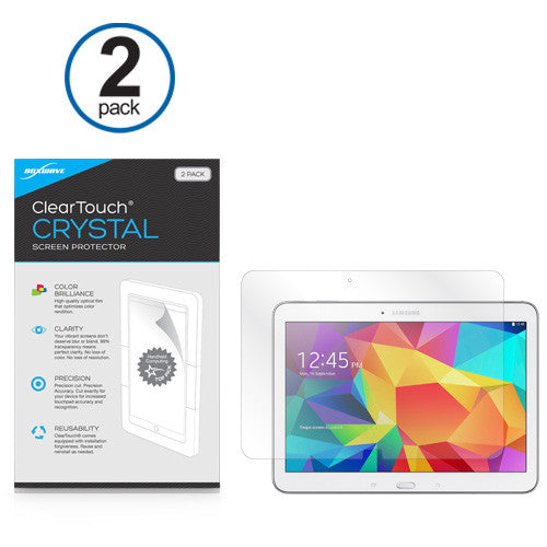 ClearTouch Crystal (2-Pack) - Samsung Galaxy Tab 4 10.1 Screen Protector